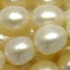 Freshwater Pearls ~ Oval 8-9mm WHITE x 45